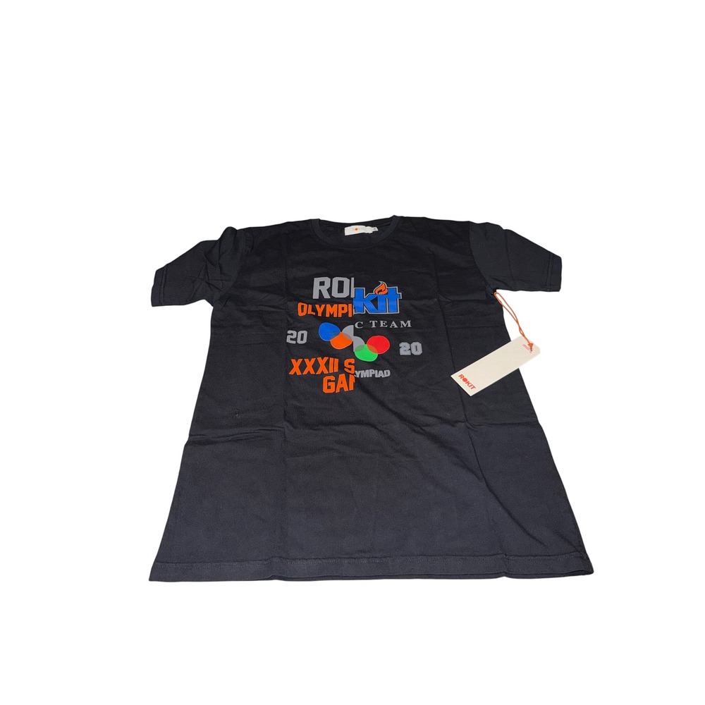 Rokit Men's Black Short Sleeve T-Shirt Casual Crew Neck Size Medium